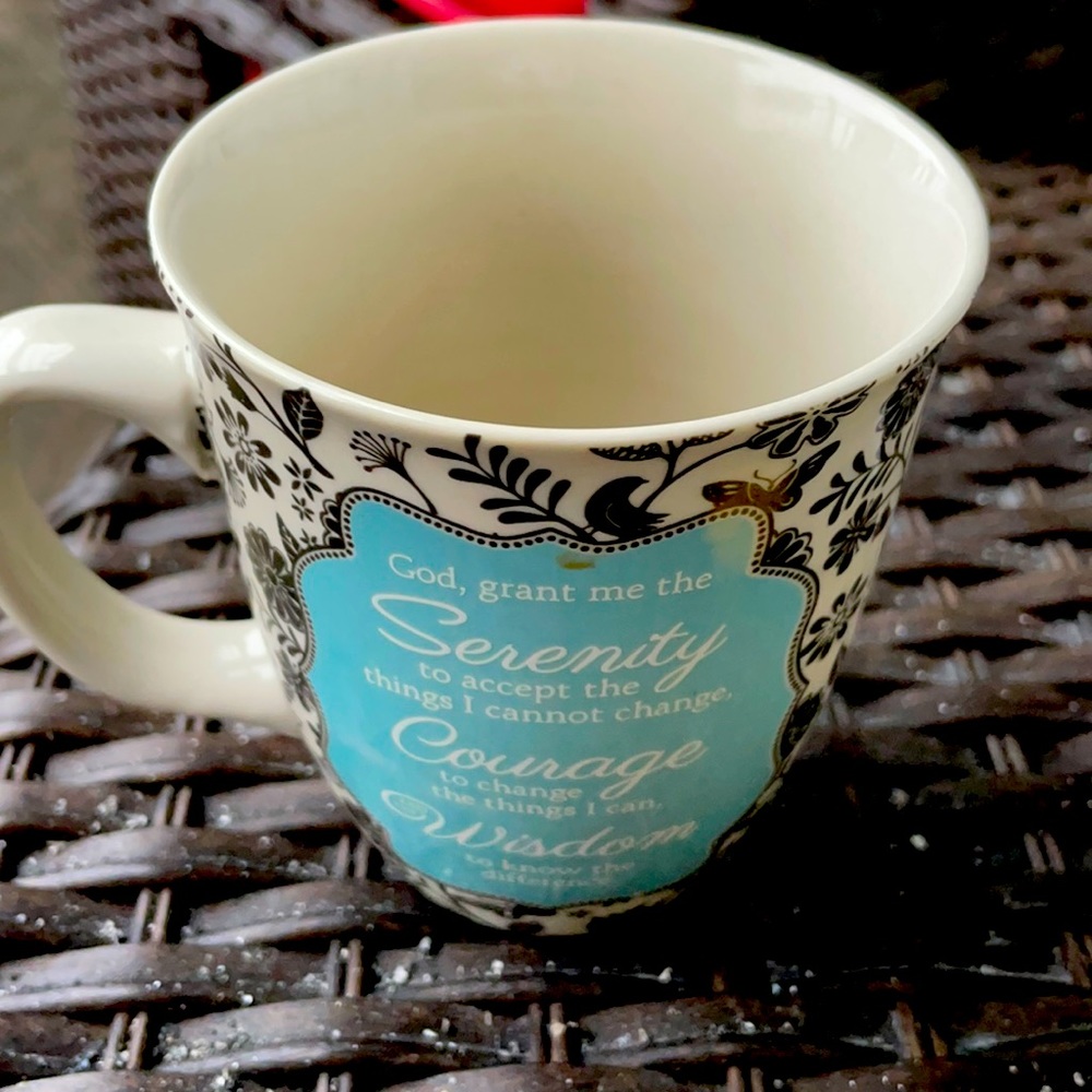 Serenity Prayer Coffee Cup